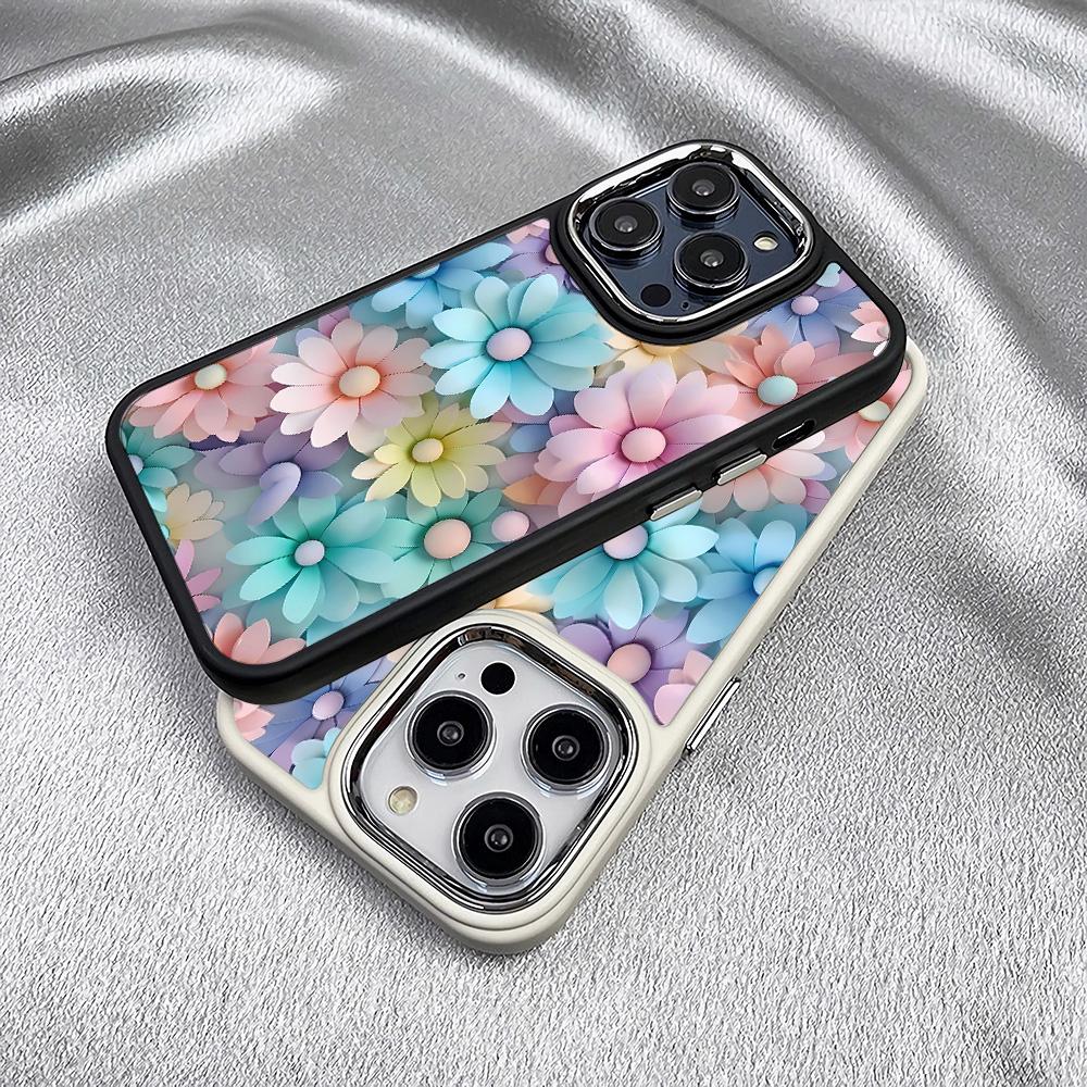 Colorful Sunflower For iPhone 16 15 11 12 Pro Max XR X XS 7 8 Plus SE Case For iPhone 14 13 Pro