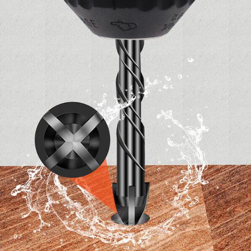 Cross Hexagonal Ceramic Tile Drill Bit Set, Hard Alloy, Glass, Ceramic, Concrete, Hole Opener, Brick Tool Kit