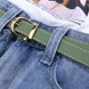 Belt Student Jeans With Decorative Thin Belt Clothing With Belt Women
