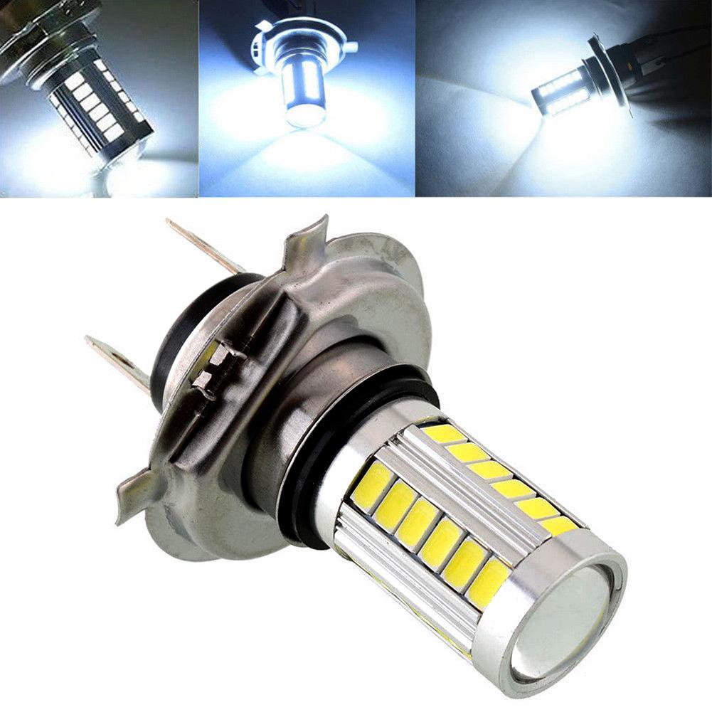 H4/H7/9005/9006 33SMD LED Car Headlight Bulb Daytime Running Light White Motorcycle Fog Lamp 1PC