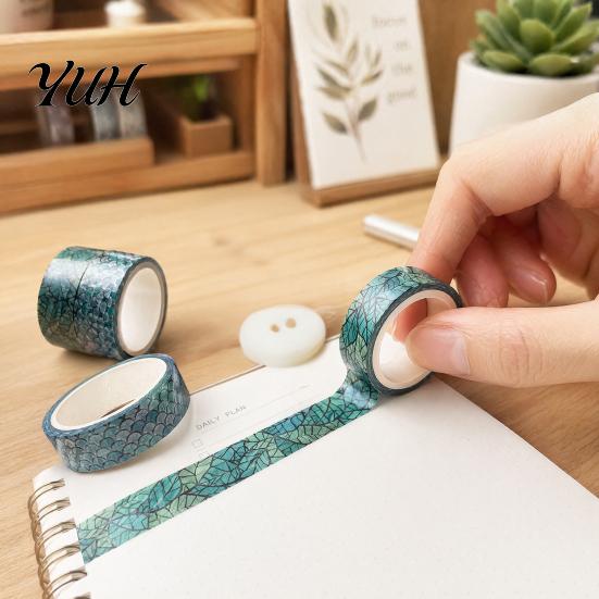Creative Washi Tape 3 Rolls Set, Decorative Stickers, Aesthetic Tapes for Moderate Width Scrapbooking Supplies, Journaling Junk Journal, Wrapping