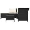 Vidaxl 4-Piece Lounge Set With Cushions, Poly Rattan