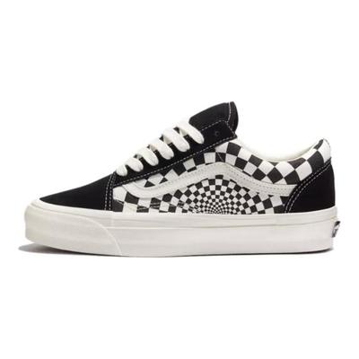 Old Skool 'Radial Checkerboard Black Marshmallow' Sneakers VN000CY2T5O