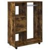 Wardrobe Smoked Oak 80 x 40 x 110 cm Particleboard