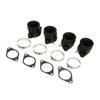 4PCS Intake Tube Boot Replacement for XJ650 XJ750 1981-1983 Replacement for 5G2-13586-02-00 5G2-13596-01-00