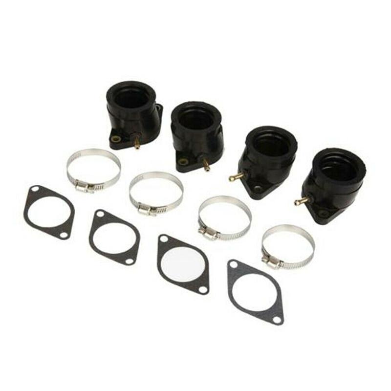 4PCS Intake Tube Boot Replacement for XJ650 XJ750 1981-1983 Replacement for 5G2-13586-02-00 5G2-13596-01-00