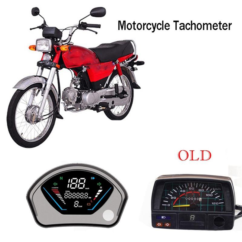 Motorcycle Digital Speedometer Gauge Versatile Dashboard For Honda CD70 Jialing JL70 JH70 Accessory