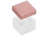 Decorative Jewelry Box with Bow Brown White Gift Packaging