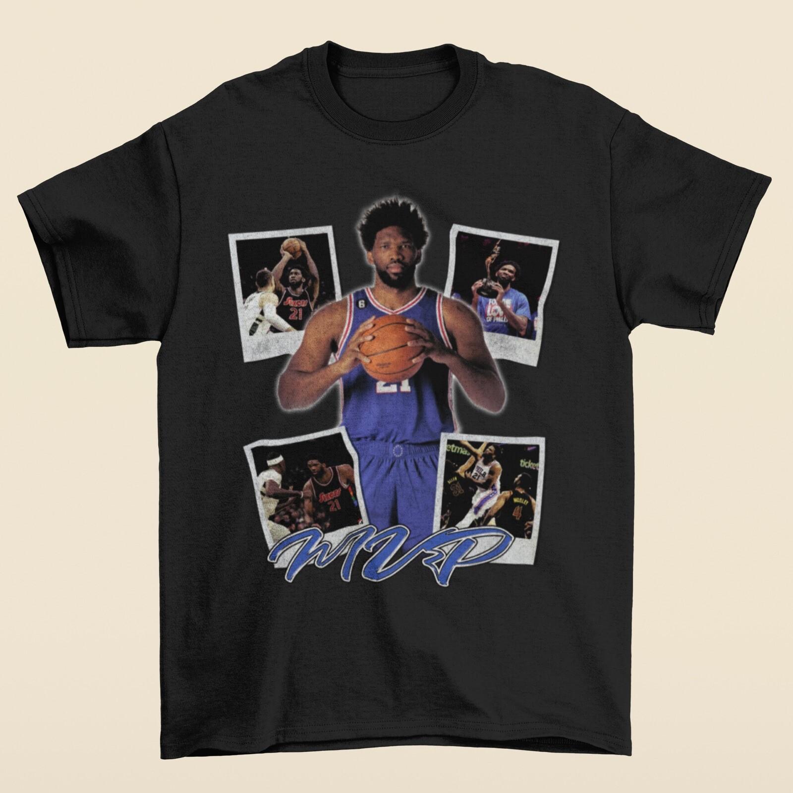 Joel Embiid MVP Vintage Bootleg Style T-shirt XL