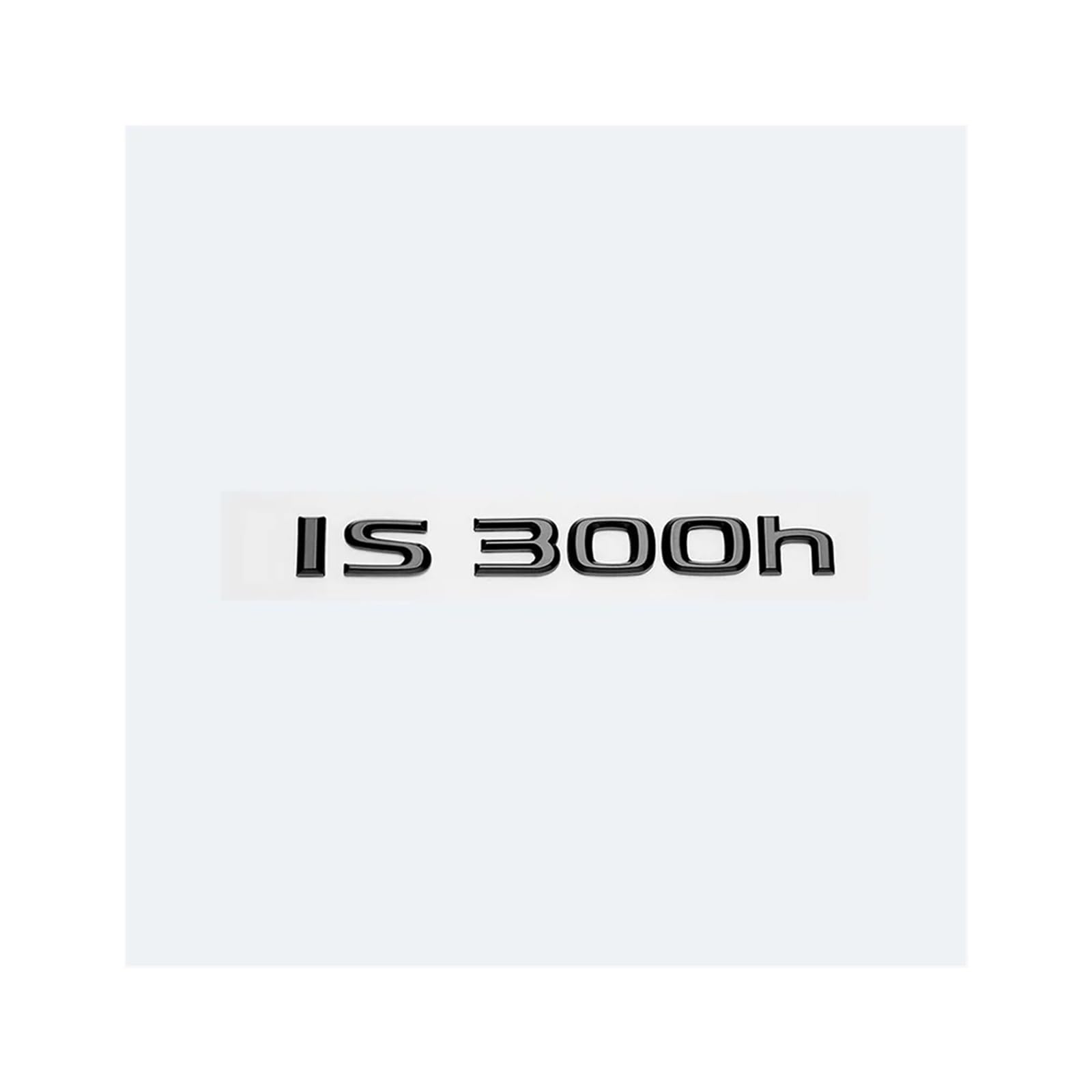 

yzw6688 Glossy Black ABS Letters IS200 IS250 IS300 IS350 IS300h Glossy black