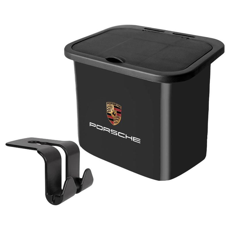 Hängender Mülleimer für die Rückenlehne des Autos Aufbewahrungskoffer Rücksitz-Organizer Für Porsche Boxster Cayenne Panamera Macan Cayman 911 918 996 917 991