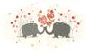 Cloth Face Mask With Filter, Elephant Print Adult