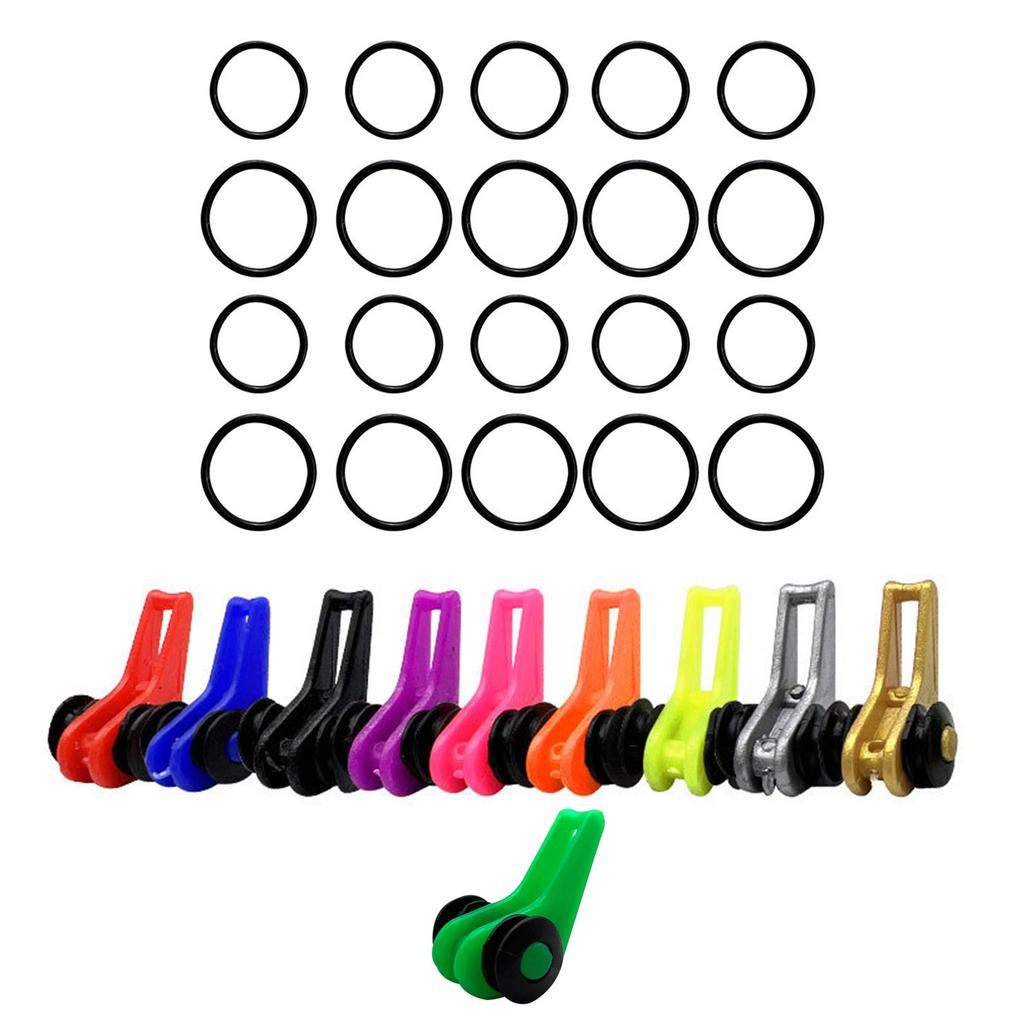 10Pcs/set Fishing Rod Hook Keeper Fishing Accessories Tackle Tool Fishing Rod Hook Keeper Fishing Lures Baits Holder