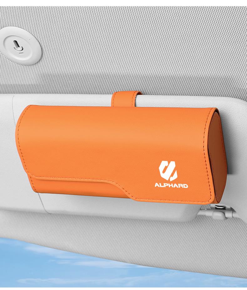 Magnetic Sunglasses Clip & Storage for Alphard, Vellfire, and Crown Visors