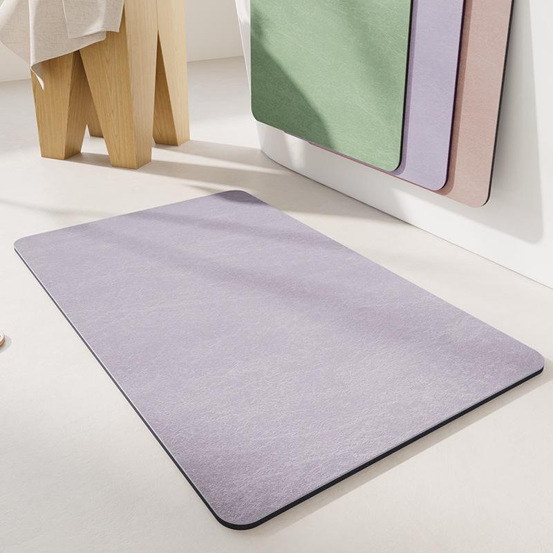 Kieselgur-Absorbierende Badezimmer-Bodenmatte - Weiches, Rutschfestes Pad für Eingang & Badezimmer