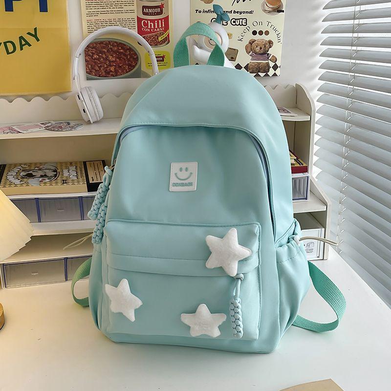 Mochila Grande Capacidade Estilo Japonês 2025 para Meninas - Perfeita para Alunos do Ensino Fundamental II e Médio