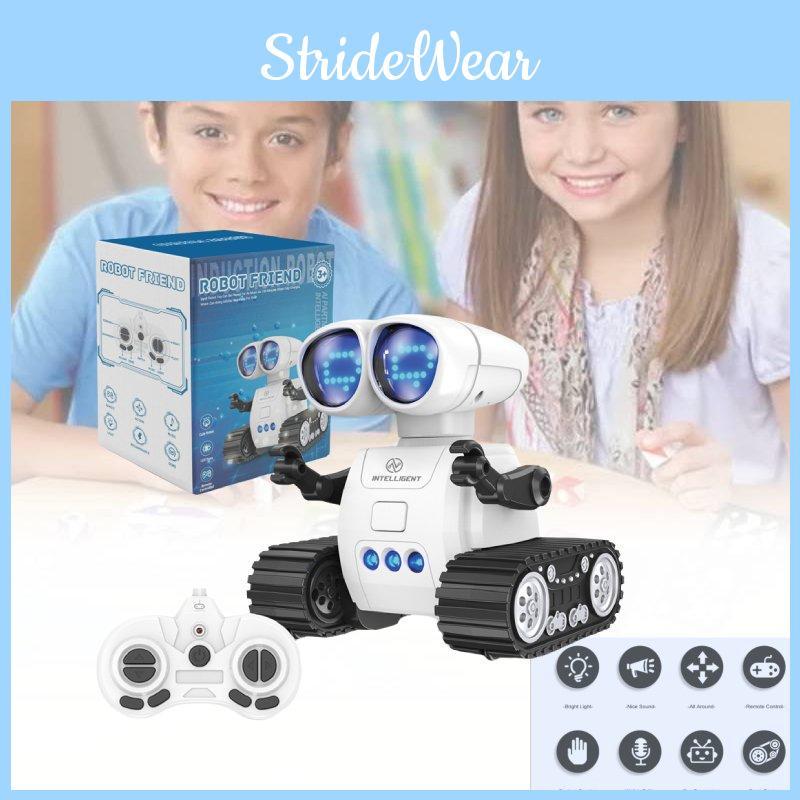 Mini Remote Control Programming Robot With Colorful Led Lights And Gestures For Kids