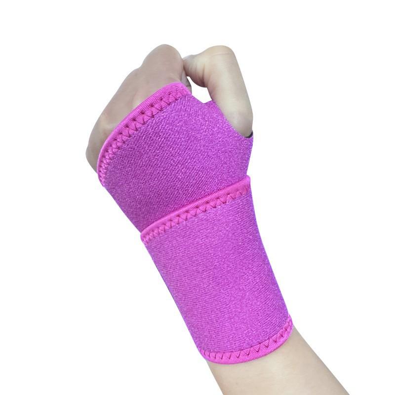 

Fitness Wrist Strap Summer Badminton Booster Winding Sports Diving Material Stable Anti-sprain rose Red