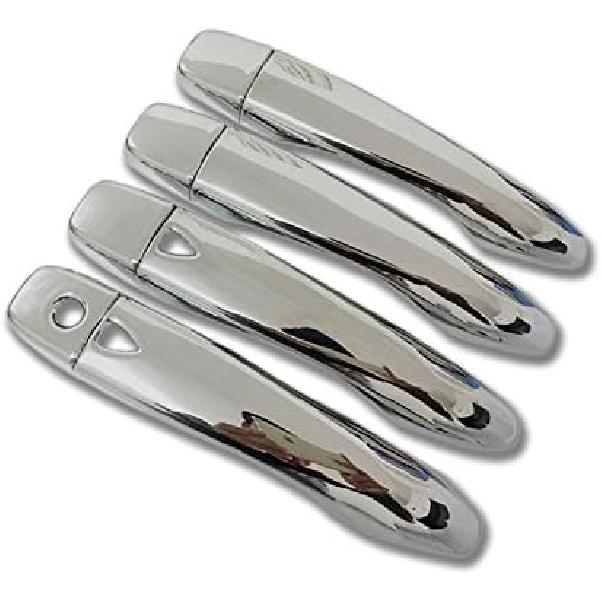 ITrims Car Accessories for Nissan Rogue X-Trail 2017-2021 Fog Light Lamp Cover Trim 4PCS ABS Chromed (Front & Rear Fog Light Cover)