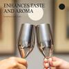 Elegant Gold Silver Stainless Steel Champagne Glasses Cocktail Glass Goblet Best Gift For Wedding Party Birthday Party Christmas