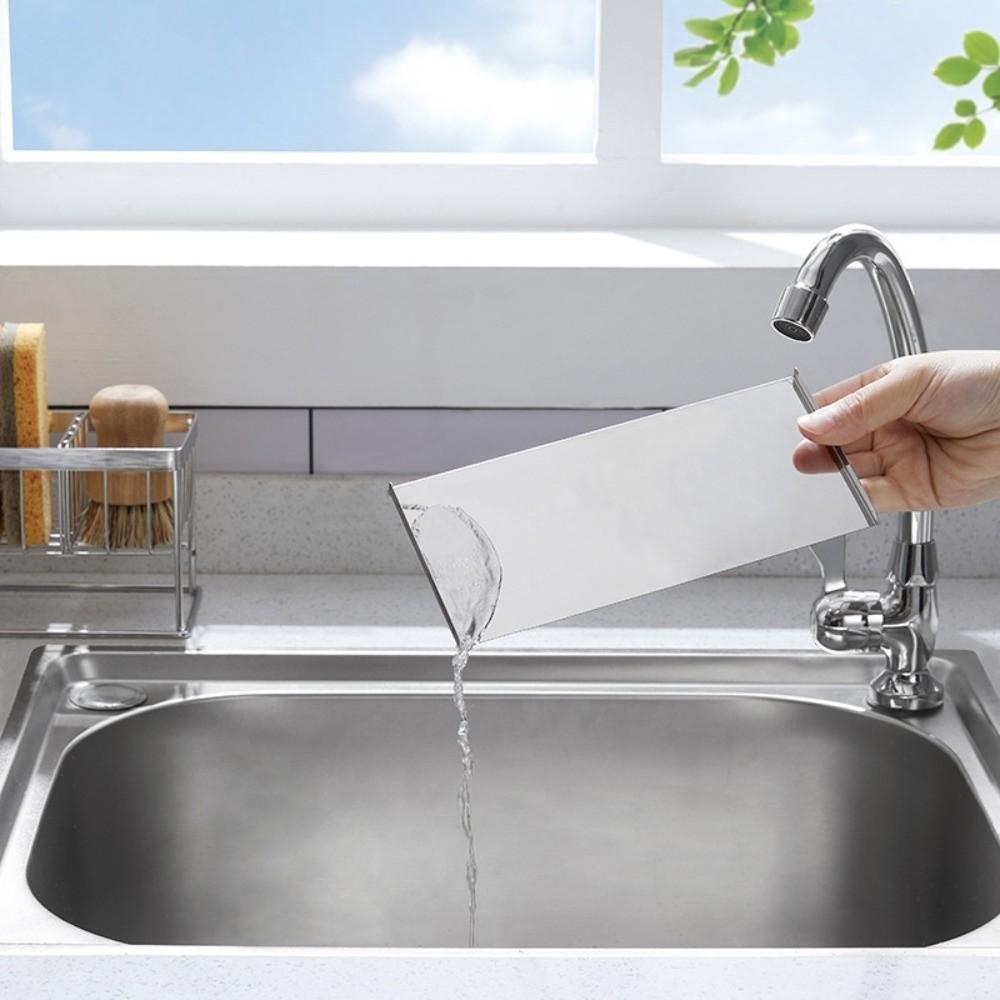 Stainless Steel Sponge Soap Holder Compact Kitchen Sink Organizer Home