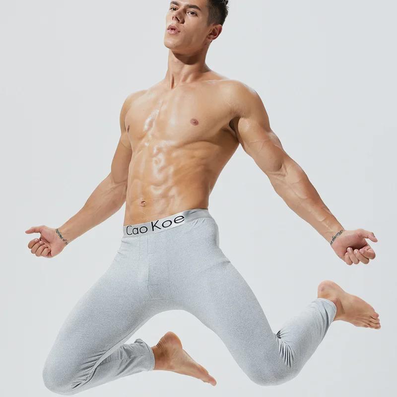 Pánské termo kalhoty slim-fit z prémiového německého sametu s fleecovou podšívkou - velké velikosti na podzim/zimu.