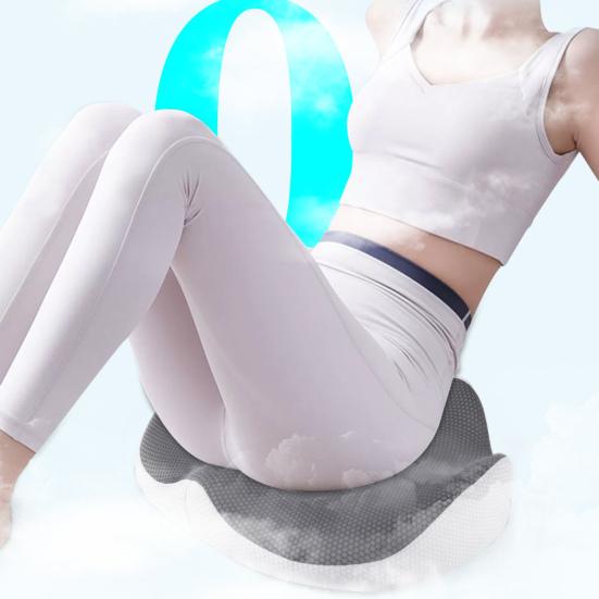 Sitzkissen für sitzende Personen Memory-Schaum Ischias-Linderungskissen Breites Hüftkissen für Büroangestellte Autofahrer Steißbeinschmerzlinderung