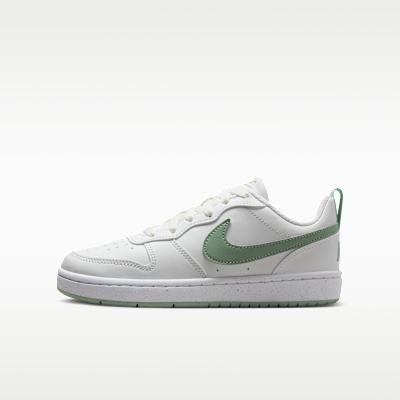 Nike Court Borough Low top Children s Basketball Shoes White Unisex 38