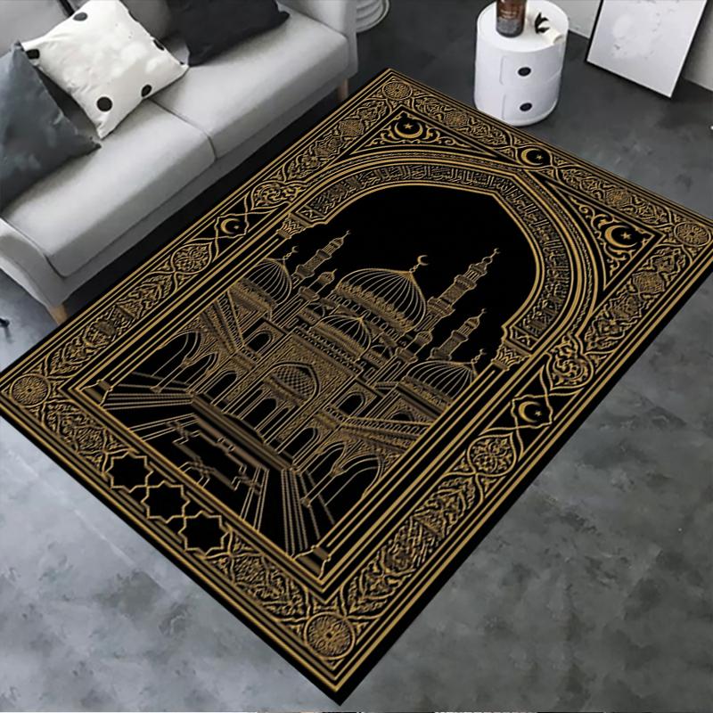 2025 New Muslim Carpet Rug for Living Room Bedroom Home Sofa Decoration,Kids play Non-slip Floor Mat125