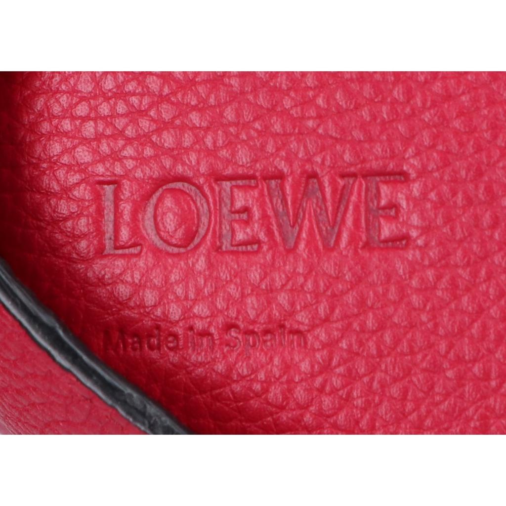 LOEWE 199.12.T35 Bunny Mini Calfskin x Shearling Rabbit Motif Shoulder bag Rose pinkUsed