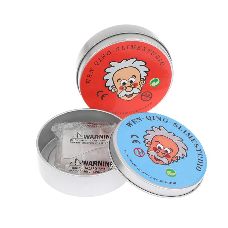 Bunte Flüssigglas Schlamm Schleim Stressabbau Spielzeug Nicht klebrige Hand Kristall Schlamm Dekompressionsspielzeug Für Kinder Erwachsene Geschenk