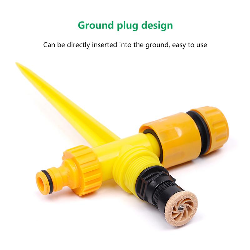 Garden Sprinkler Nozzle 360° Rotation Irrigation Watering System Automatic Agriculture Lawn Farm Plant Watering Sprinkler