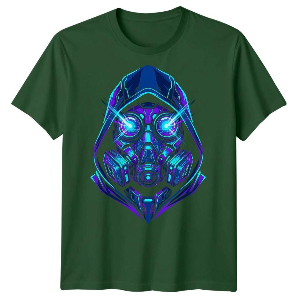 Gasmask Horror Unisexs T Shirt Toxic Mask Reaper Monster Air Graphic Tee