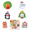 50PCS/set Cartoon Santa Lollipop Holder Penguin Penguin Card Insert  New Year