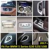 Shift Gear Panel / Dashboard Frame / Water Cup / Head Light Cover Trim Accessories For BMW 5 Series G30 525I 530I 2017 -