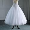 Vloerlengte Petticoats Bruidsslips 4 Lagen Witte Bruidsjurk Crinoline