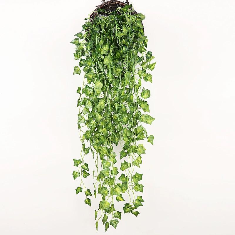 1PC Artificial Plant Outdoor Simulation Plant Wall Hanging Ivy Leaf Home Garden Decoration Silk Leaf Green Plant
