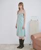Sinun Satin Lace Ribbon Onepiece (Moss Green)