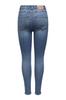 Only skinny high waist jeans Blue