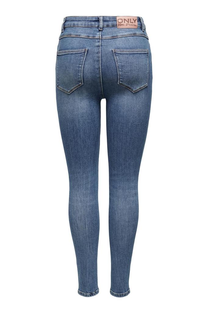 Only skinny high waist jeans Blue