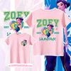 2026 Huntrix Kpop Demon Hunters T-Shirt for Boys Girls Fans Gift Summer O Neck Short Sleeve Tees Fashion Kids T-shirt polyester