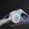LED Light Retractable Dog Leash Automatic Telescopic Pet Leash With Flashlight For Night Safety Walking Large Medium Small Dogs