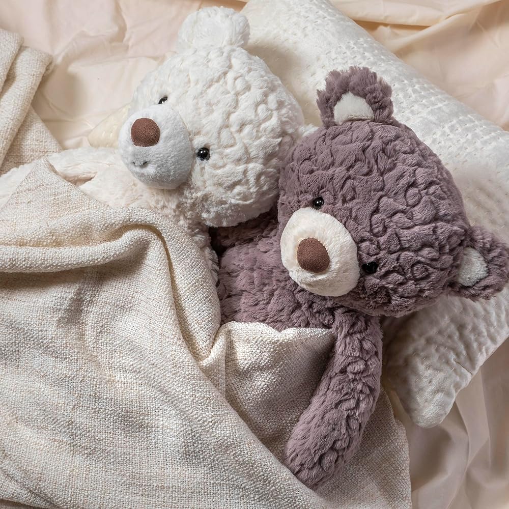Lulujo Mary Meyer Patty Cream Bear L 53372 Plush Toy Soft Stuffed Animal 30 cm