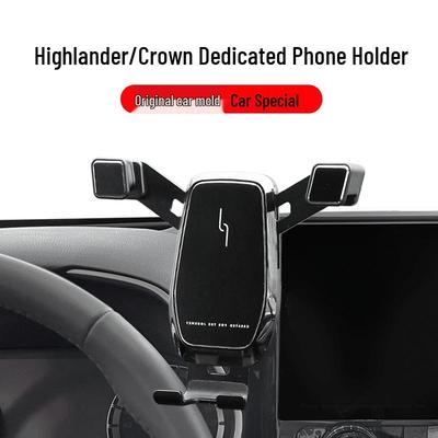 Support de téléphone à chargement sans fil pour modèles 22 Highlander/Crown Land Cruiser