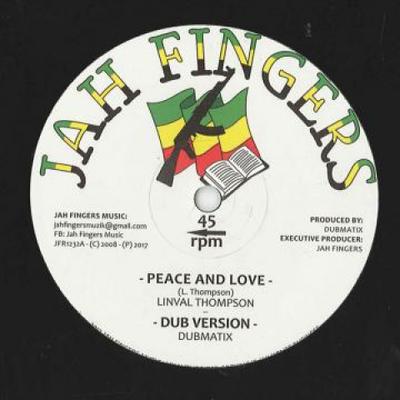 12inch Record LINVAL THOMPSON / HORACE ANDY - Peace & Love / It's A Clash JFR1232 Jah Fingers 2017 UK Reggae, Ska & Dub Used