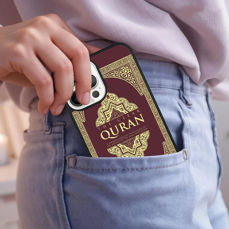 Islamic book Arabic quran islamic quotes Phone Case For iPhone 17 Air 15 16e 14 13 Pro Max Coque 12 11 Pro Max PLUS cover