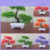 Lifelike Bonsai Simulation Artificial Plants In Chic Pots For Home And Office Decor