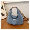 Backpack Women's New Fashion Large Capacity Canvas Bag Casual Multifunctional One Shoulder Crossbody Dumpling Bag