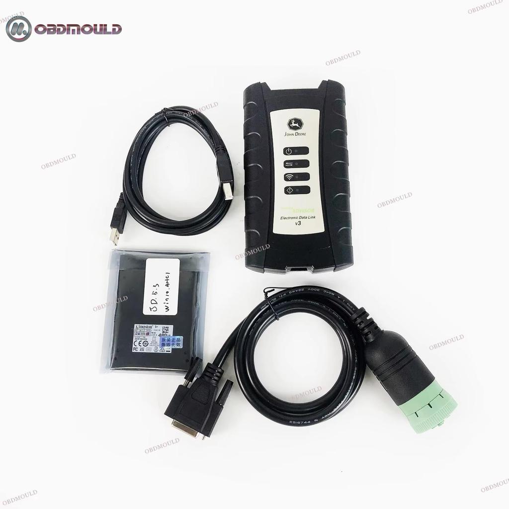 AG JD DATALINK Agricultural Tractor Service John Deere EDL V3 Construction Heavy Equipment Truck Diagnostic Tool