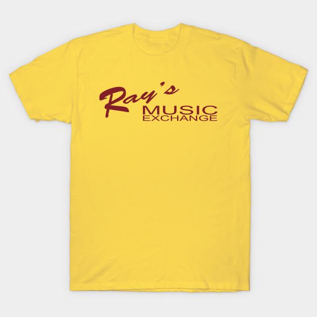 Men Black Print T-shirt Ray S Music Exchange - The Blues Brothers No-Cut Transfer Paper Print Cotton Tshirt L жёлтый